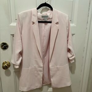 Pink blazer